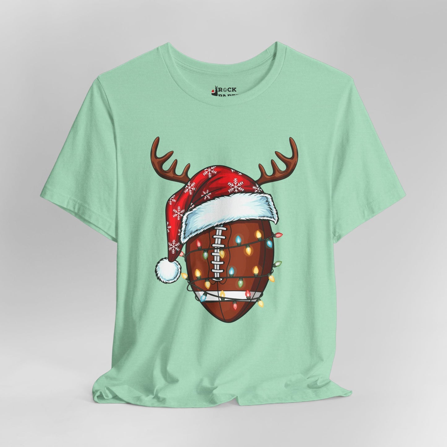 Xmas Football Reindeer T-Shirt