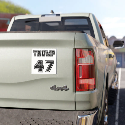 Car Magnet - Trump 47 White