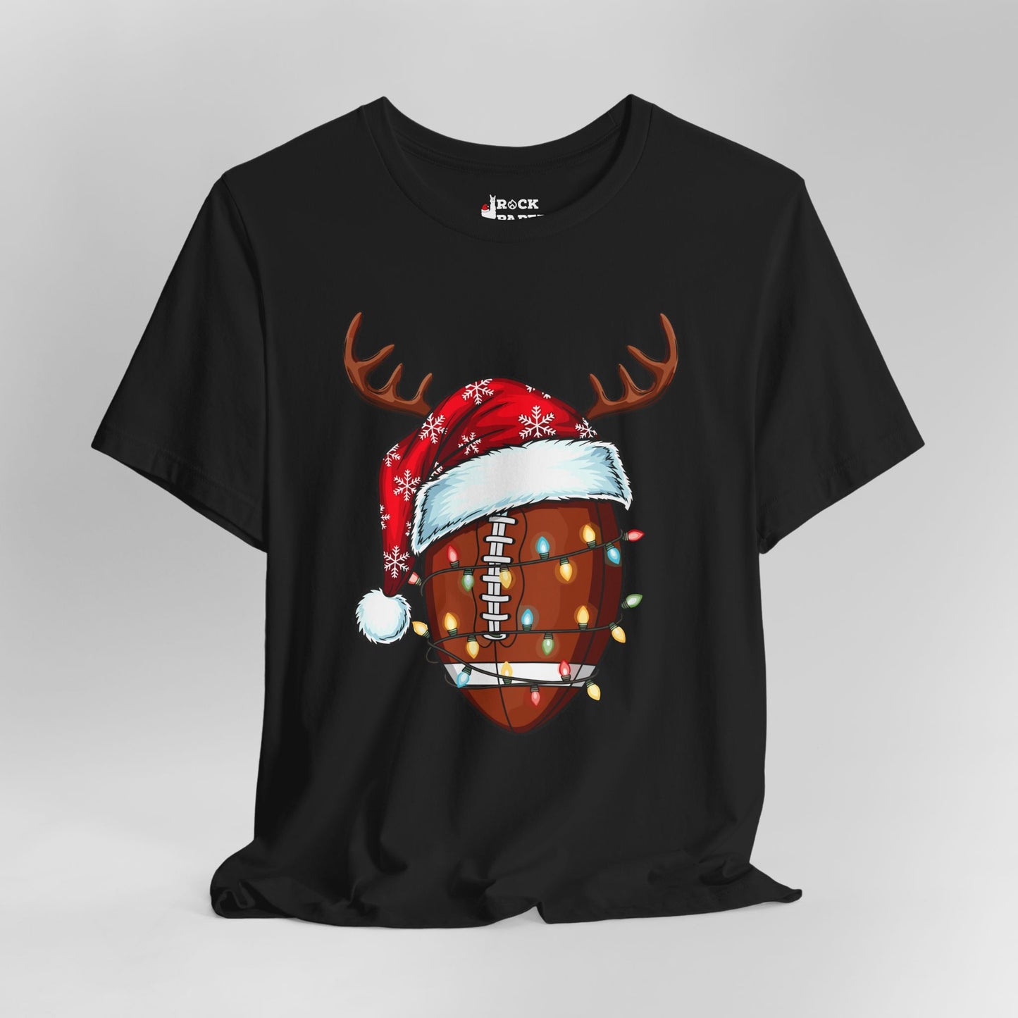Xmas Football Reindeer T-Shirt