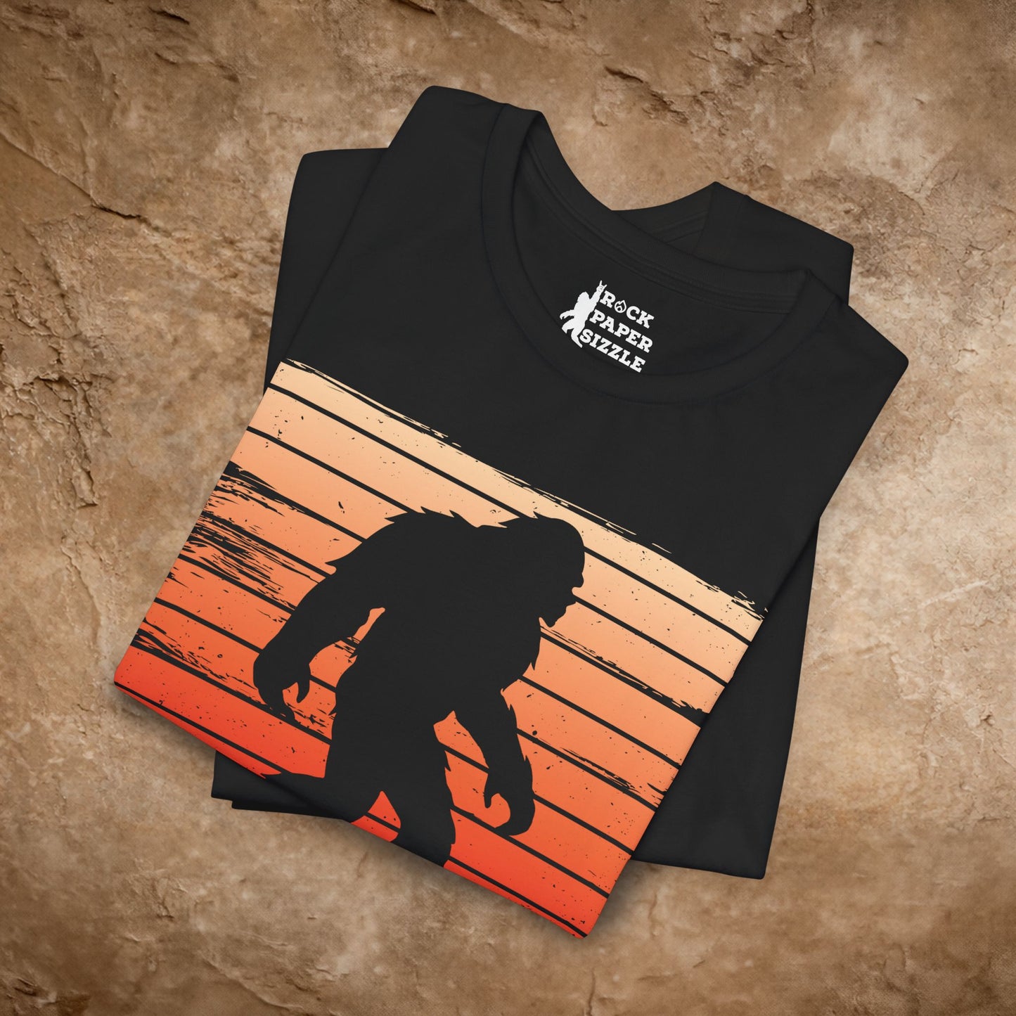Retro Bigfoot Siloutte