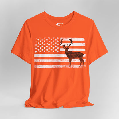 Big Buck American Flag T-Shirt