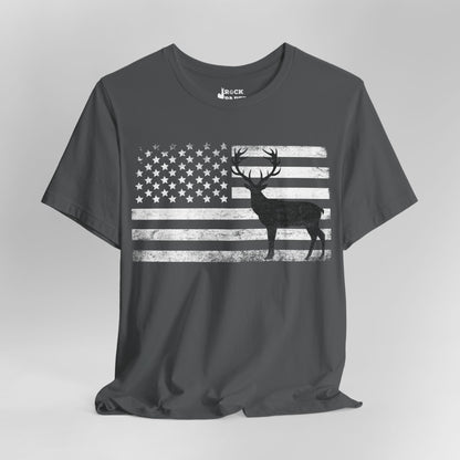 Big Buck American Flag T-Shirt