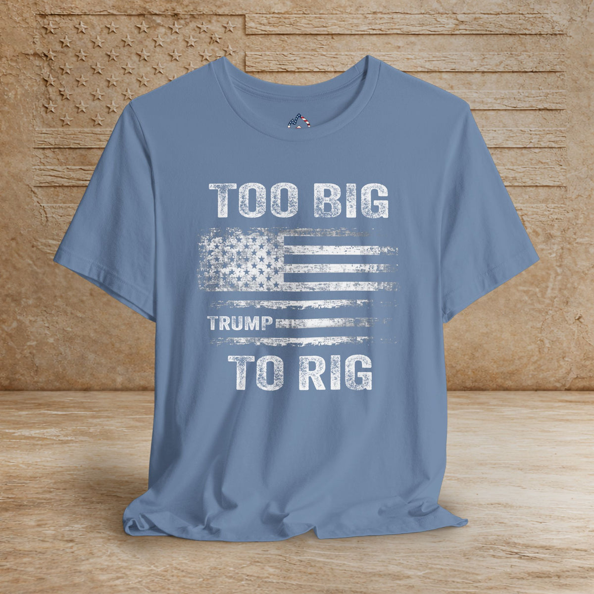 TOO Big to Rig Trump Flag
