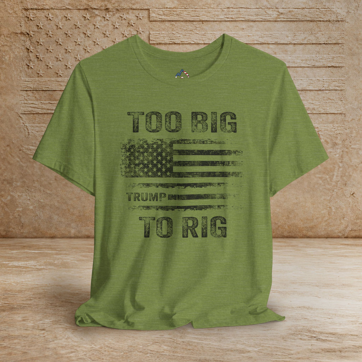 TOO Big to Rig Trump Flag