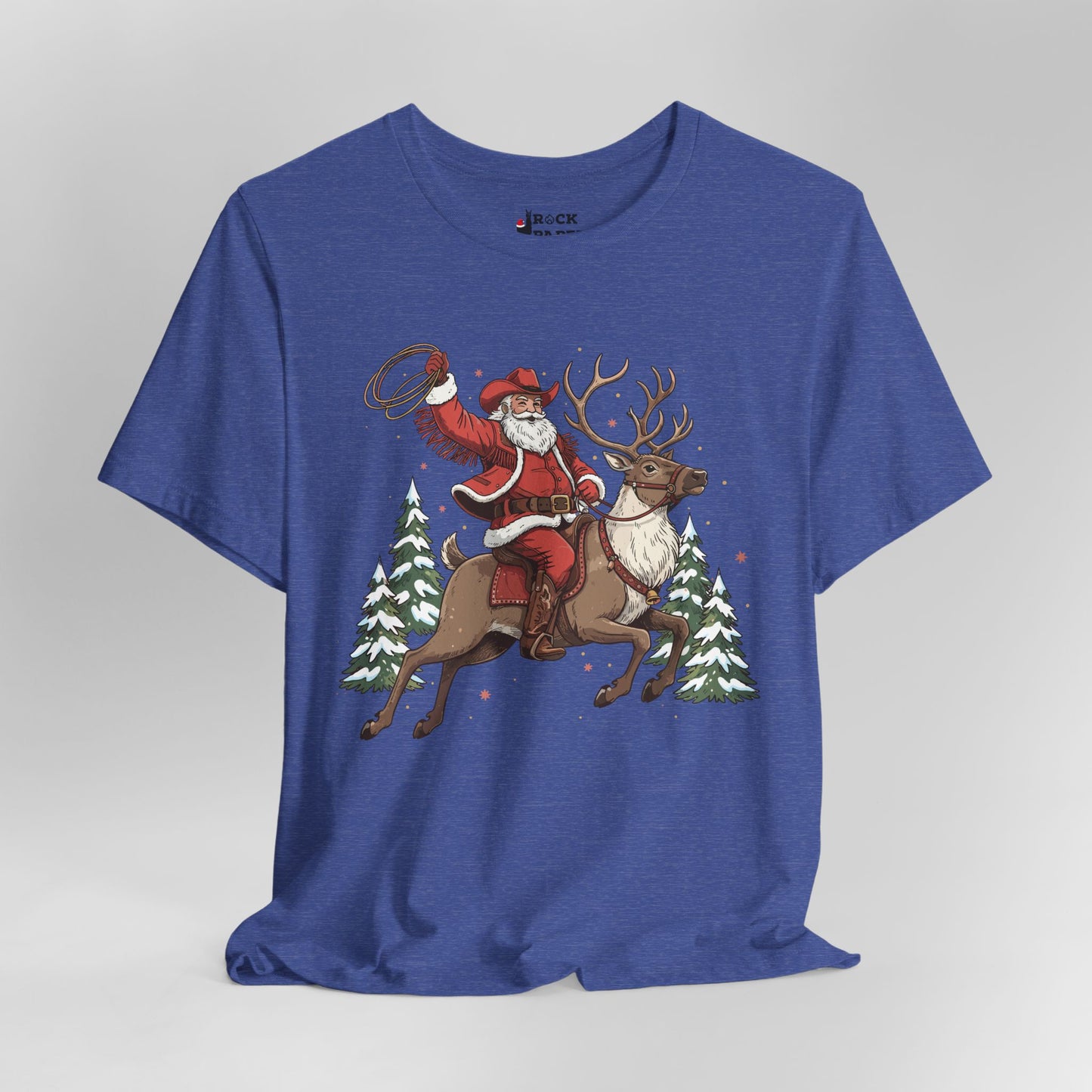 Western Christmas Cowboy Santa