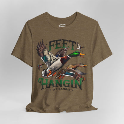 Feet Hangin We Bangin Duck Shirt