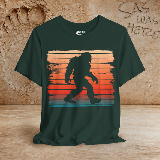 Retro Bigfoot Siloutte
