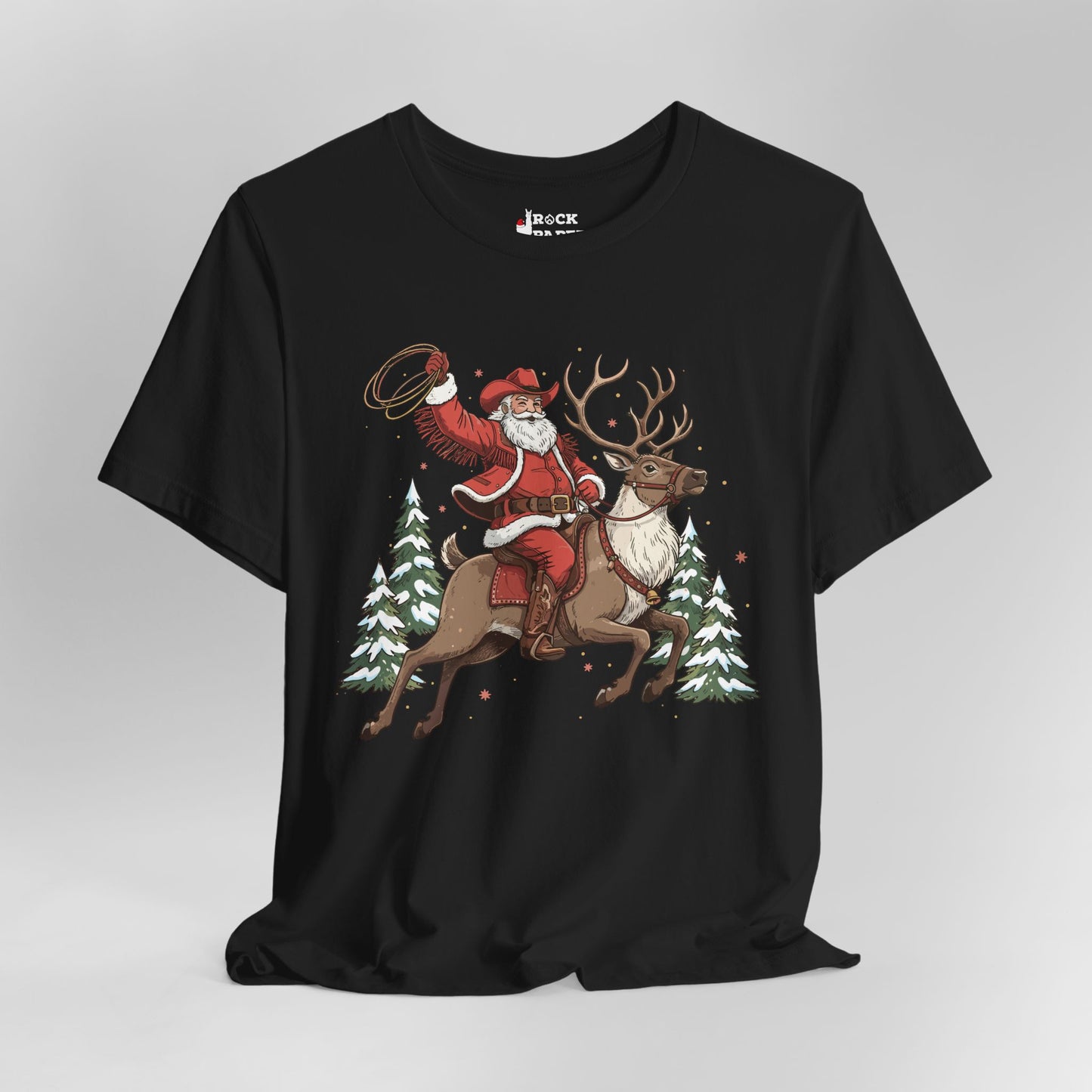 Western Christmas Cowboy Santa