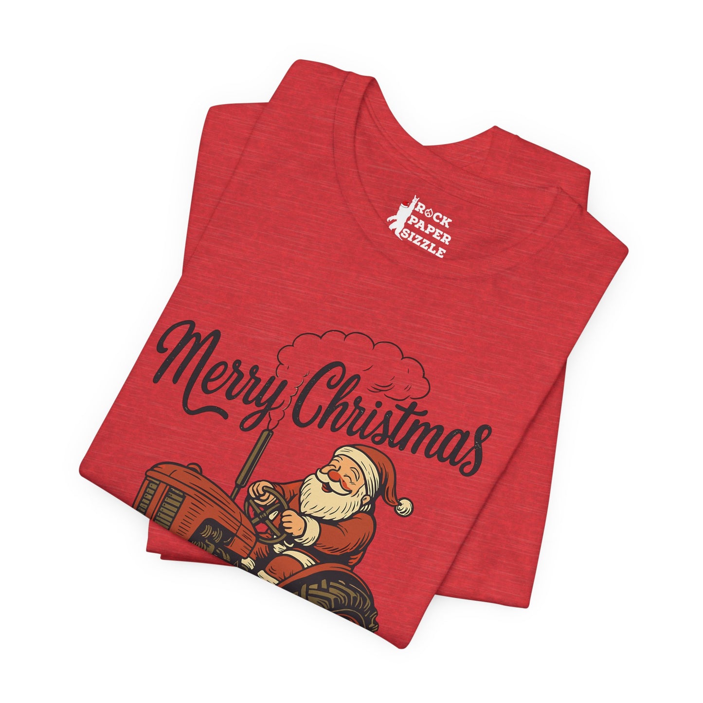 Santa's Merry Tractor Shirt
