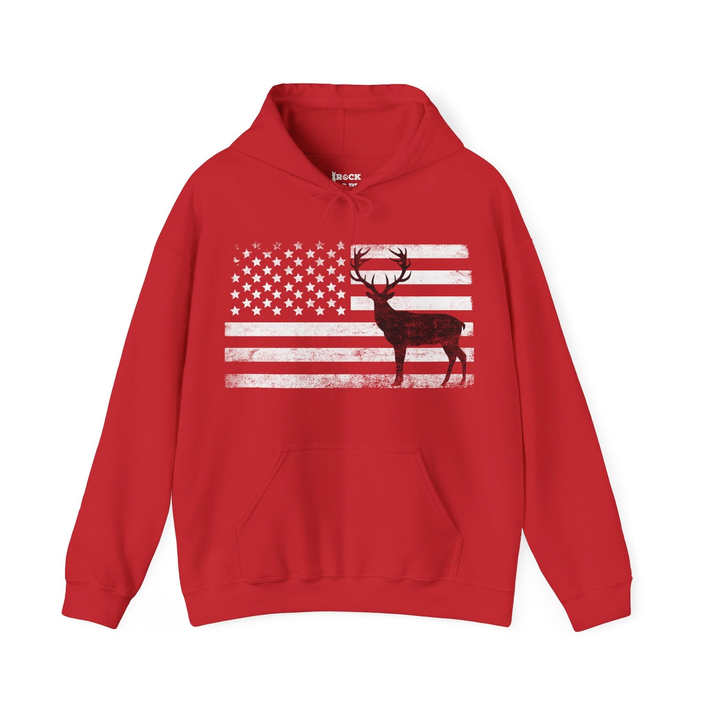 Big Buck American Flag Hoodie