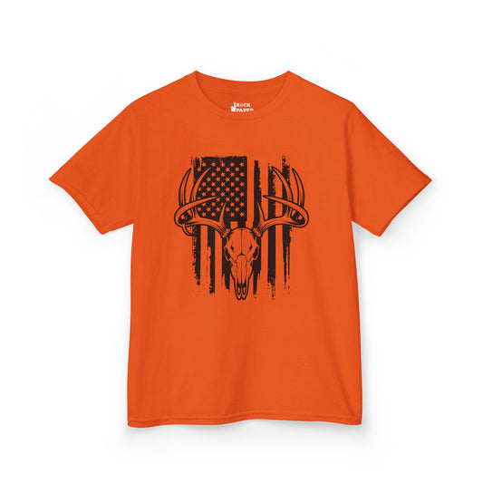 American Flag Deer Skull (Youth Ages 3-10)