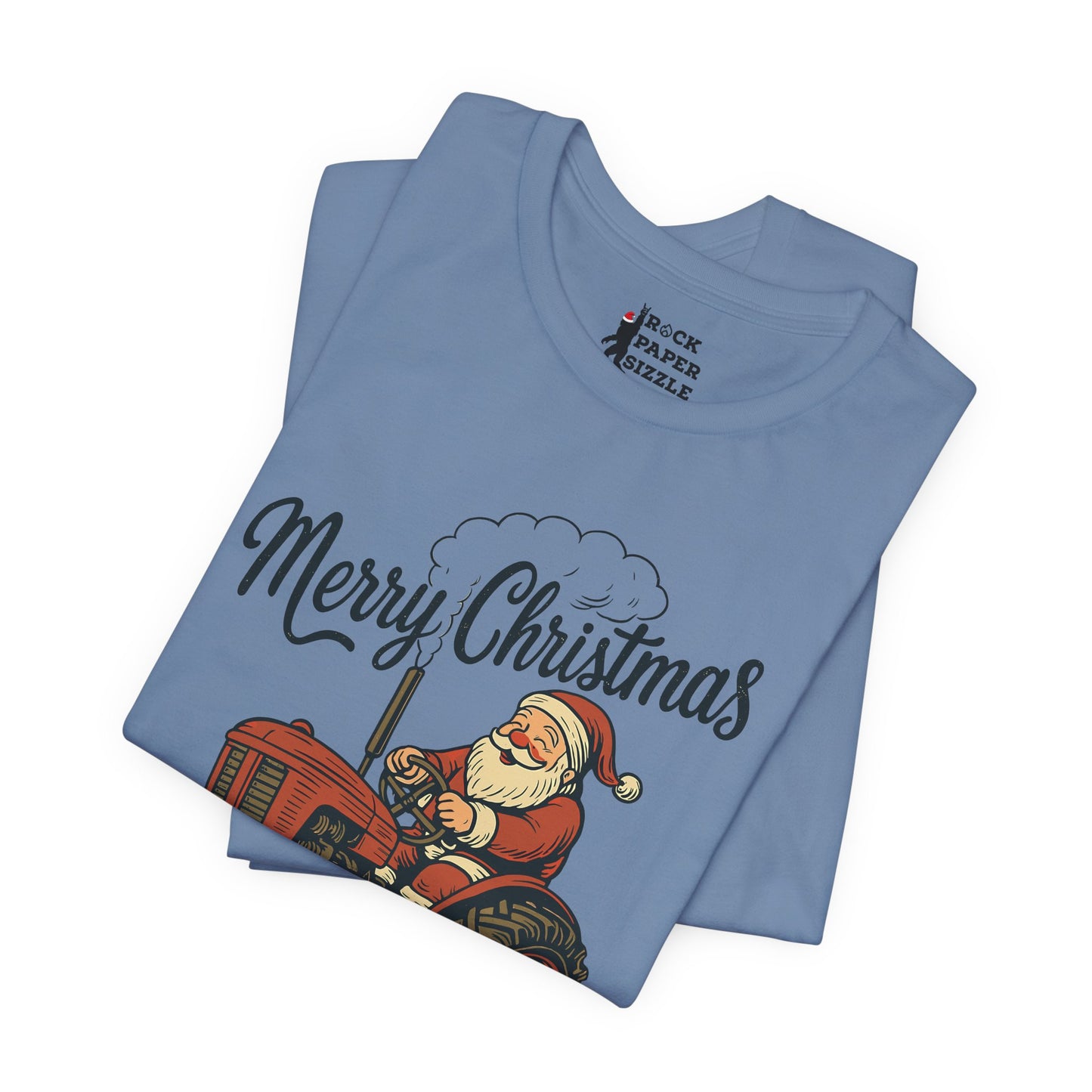Santa's Merry Tractor Shirt