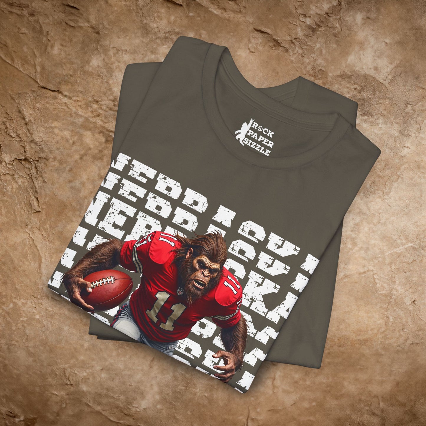 Bigfoot Nebraska Football T-Shirt