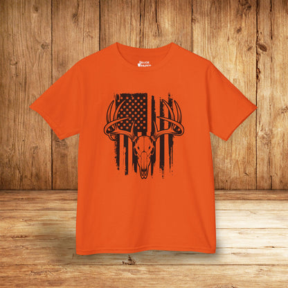 American Flag Deer Skull (Youth Ages 3-10)