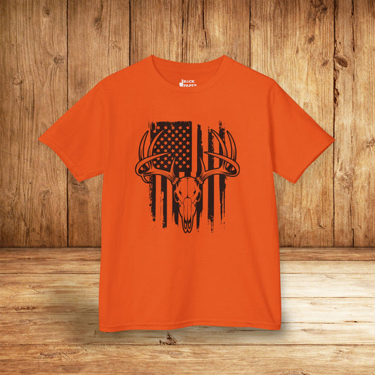 American Flag Deer Skull (Youth Ages 3-10)