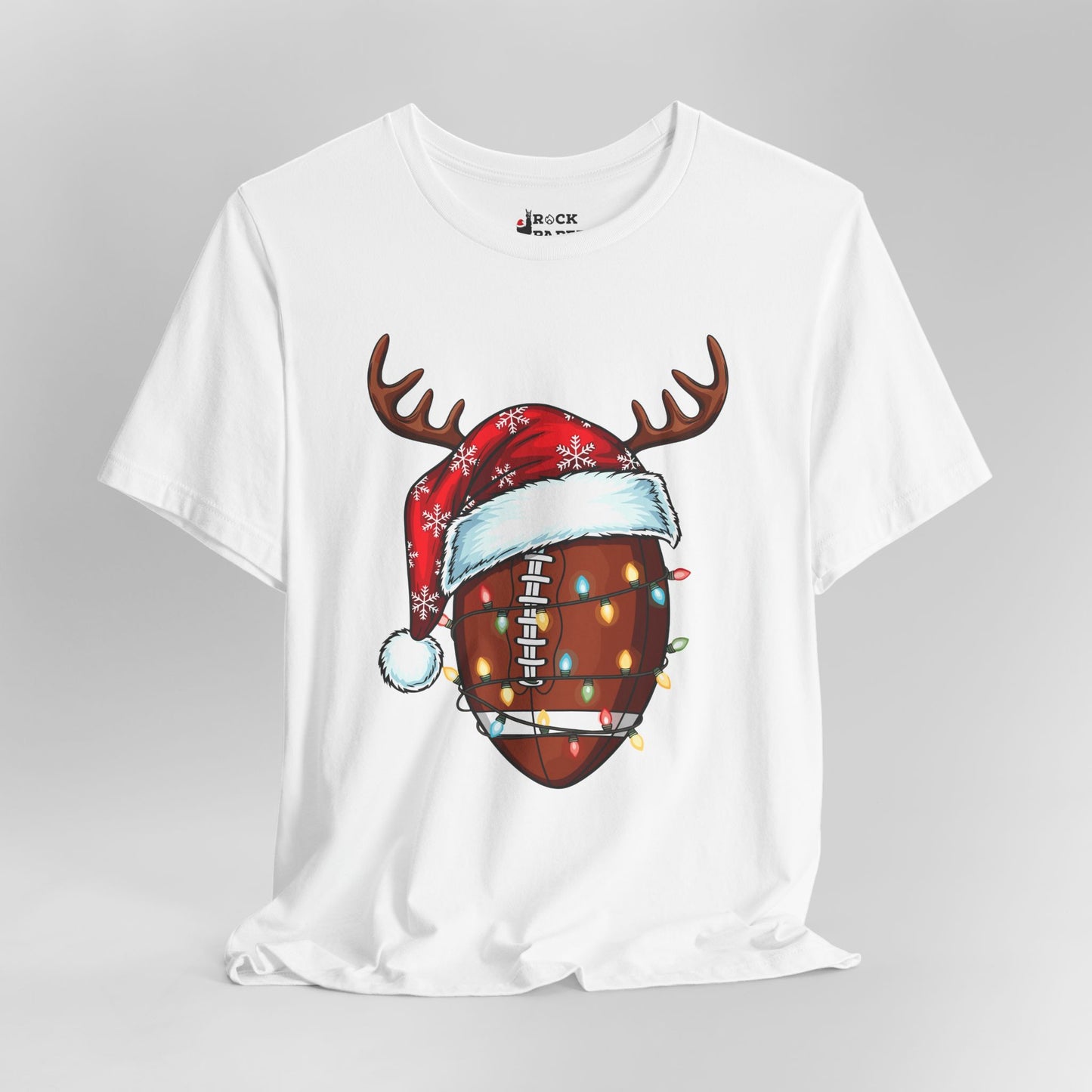 Xmas Football Reindeer T-Shirt