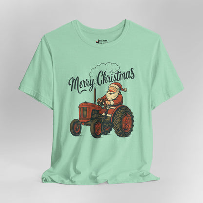 Santa's Merry Tractor Shirt