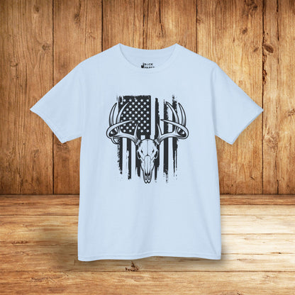 American Flag Deer Skull (Youth Ages 3-10)