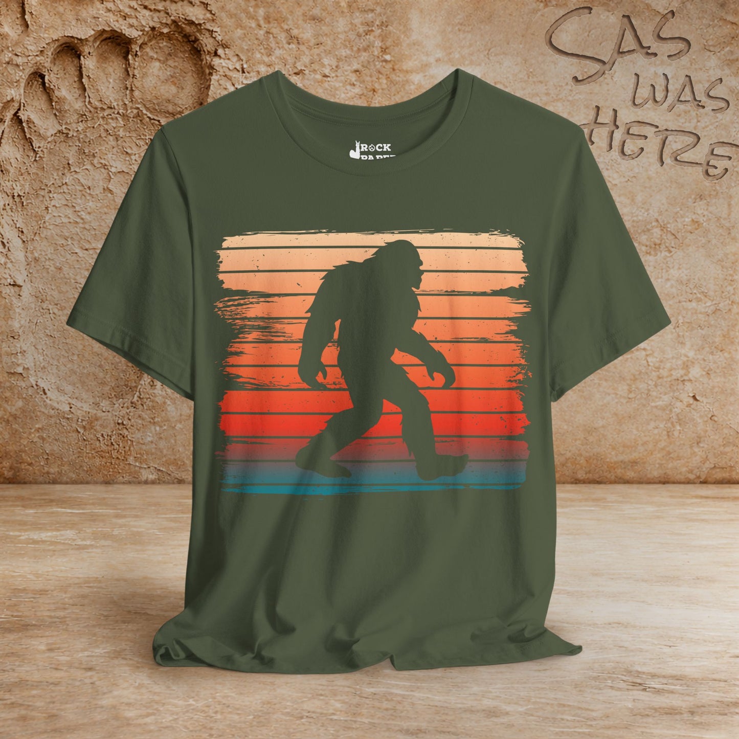 Retro Bigfoot Siloutte