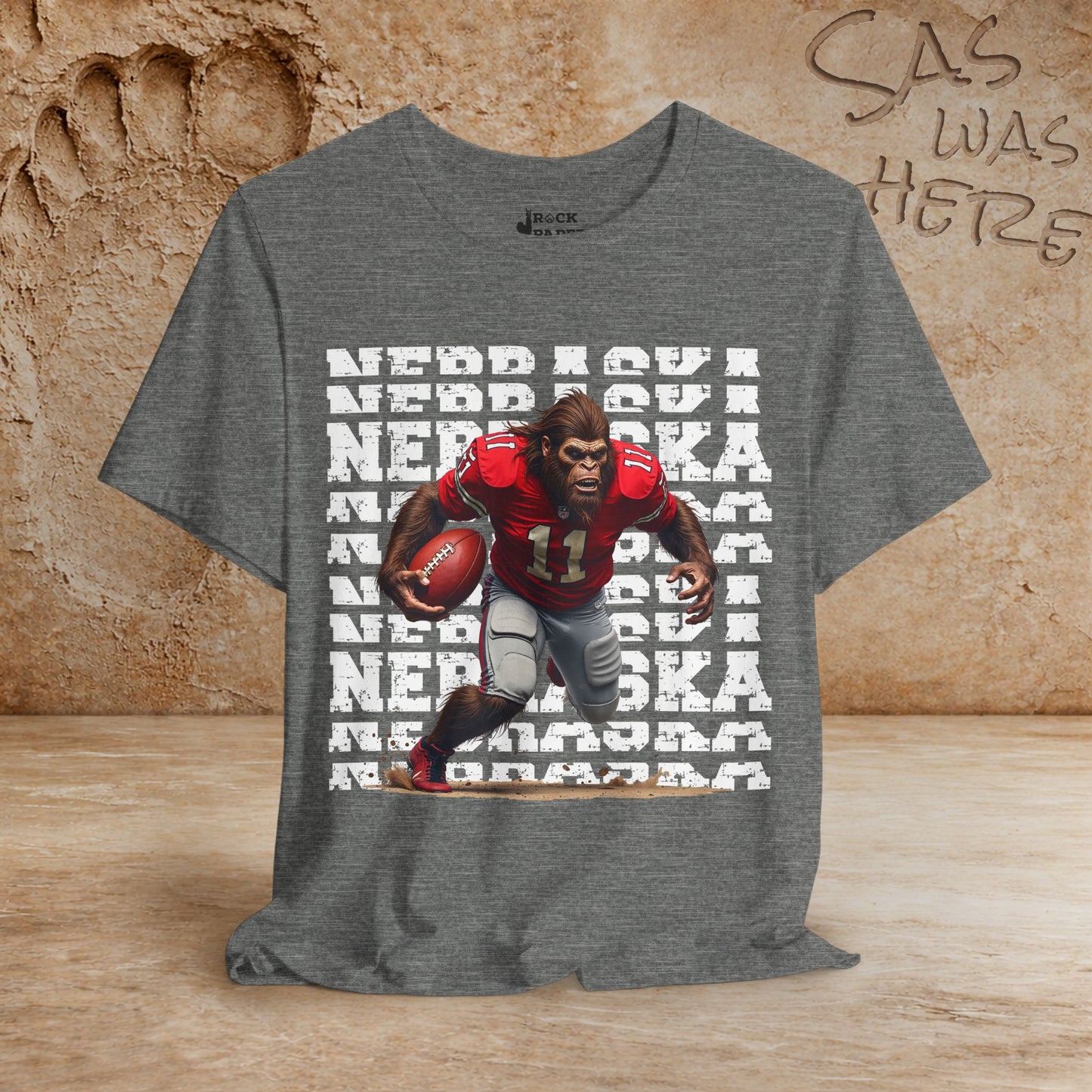 Bigfoot Nebraska Football T-Shirt
