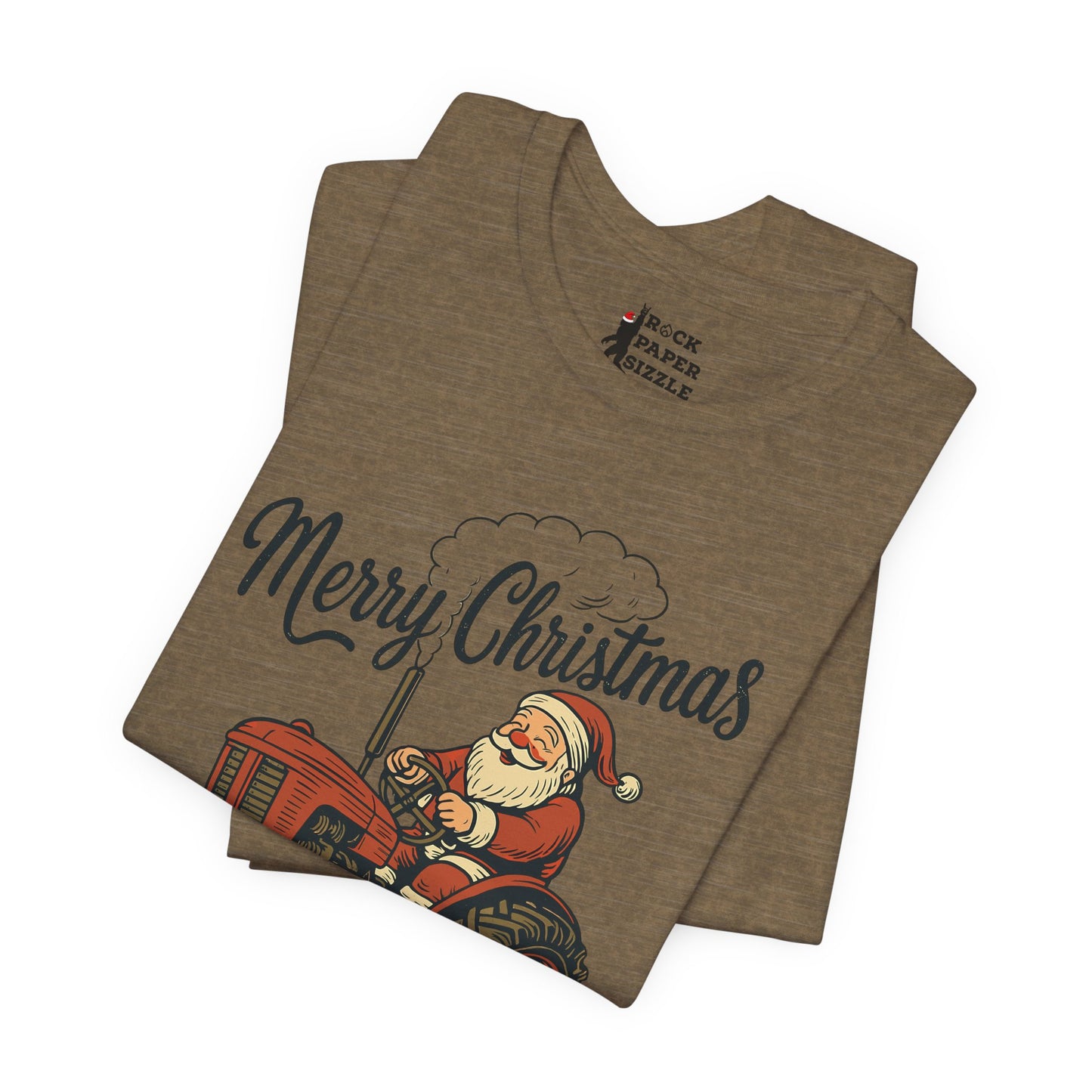 Santa's Merry Tractor Shirt