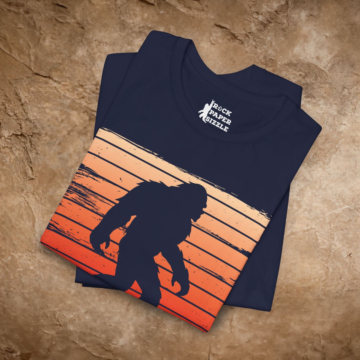 Retro Bigfoot Siloutte