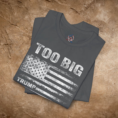 TOO Big to Rig Trump Flag
