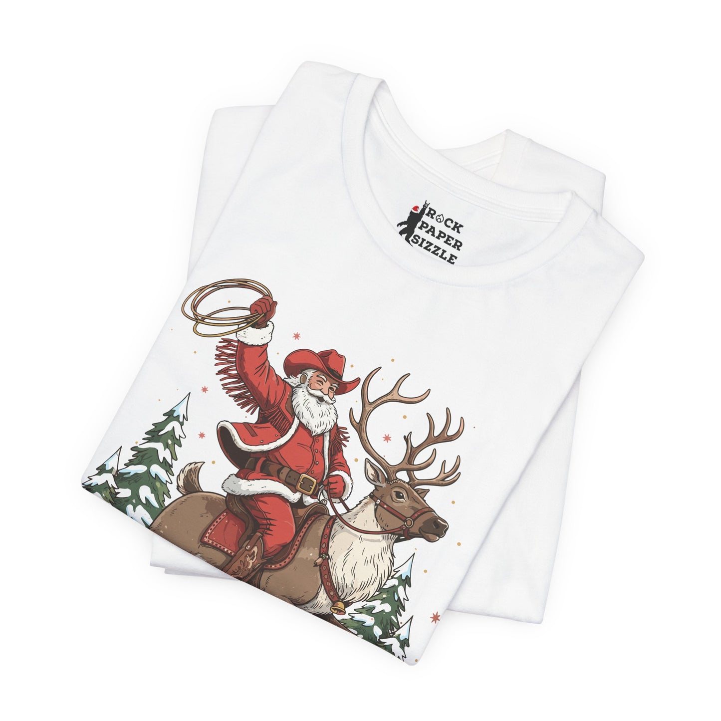 Western Christmas Cowboy Santa