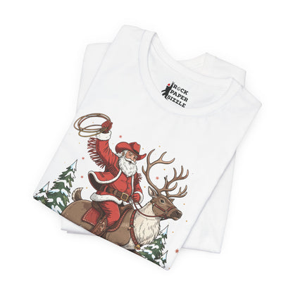 Western Christmas Cowboy Santa