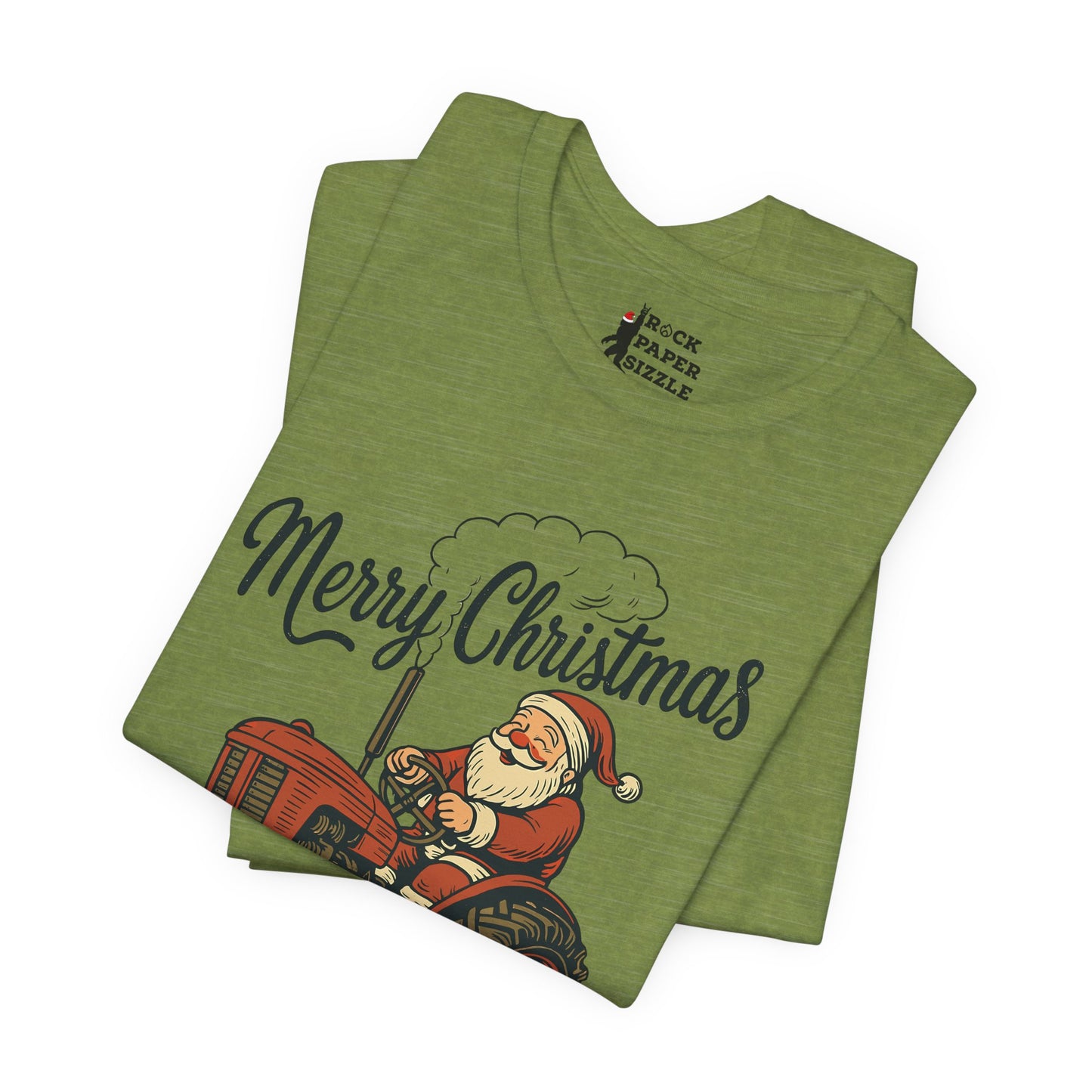 Santa's Merry Tractor Shirt
