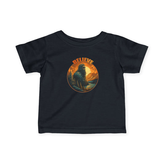 "Believe" Bigfoot T-Shirt (Infant/Toddler 6-24 Month)