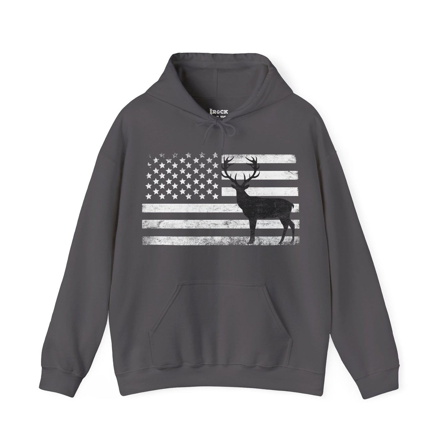 Big Buck American Flag Hoodie