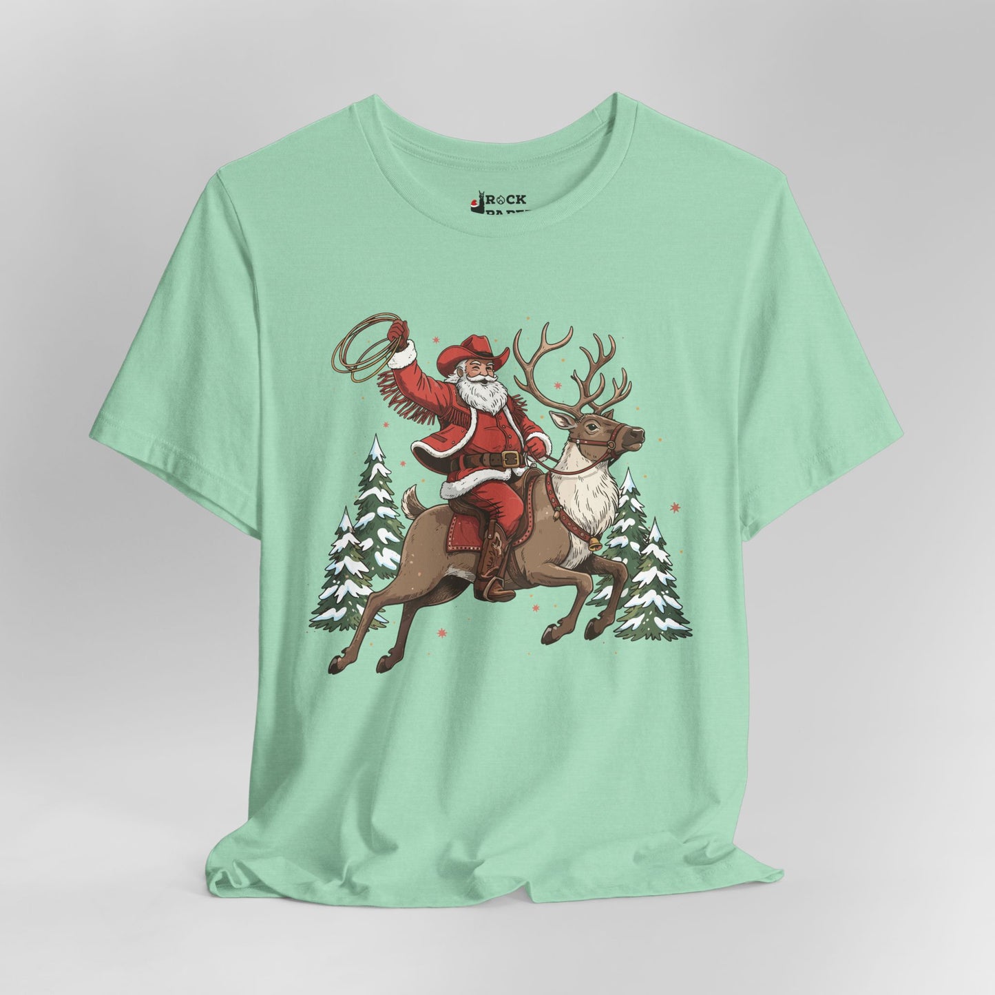 Western Christmas Cowboy Santa