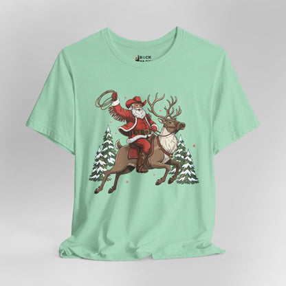 Western Christmas Cowboy Santa