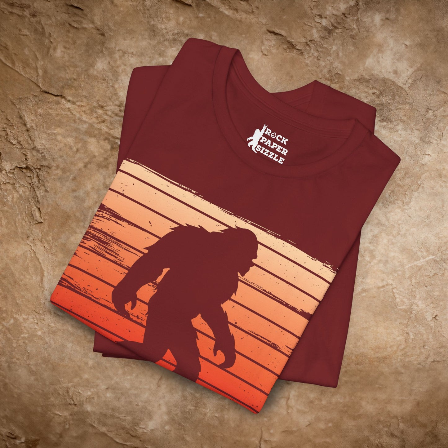 Retro Bigfoot Siloutte