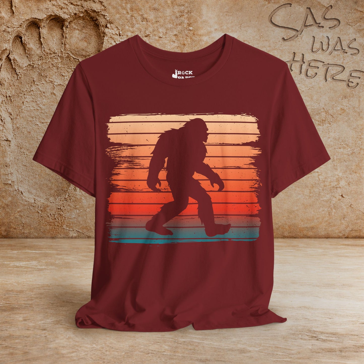 Retro Bigfoot Siloutte