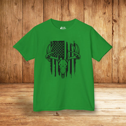 American Flag Deer Skull (Youth Ages 3-10)