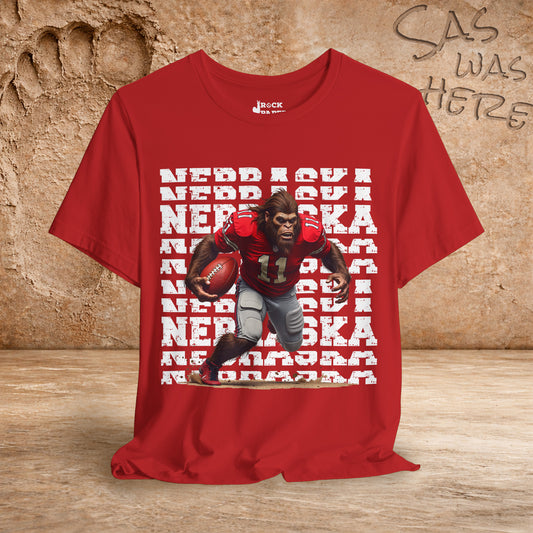 Bigfoot Nebraska Football T-Shirt