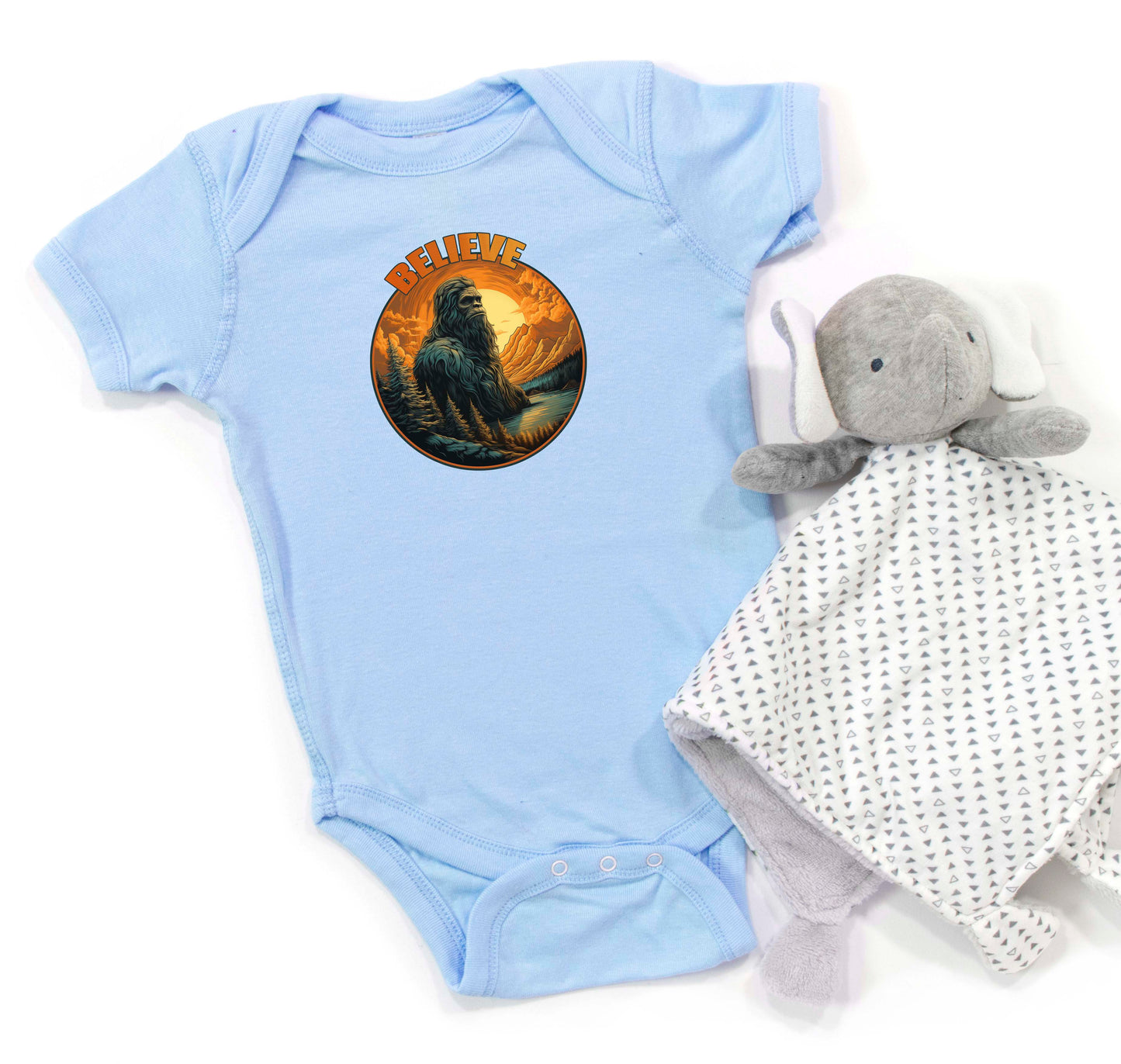 "Believe" Bigfoot Infant/Toddler Onesie