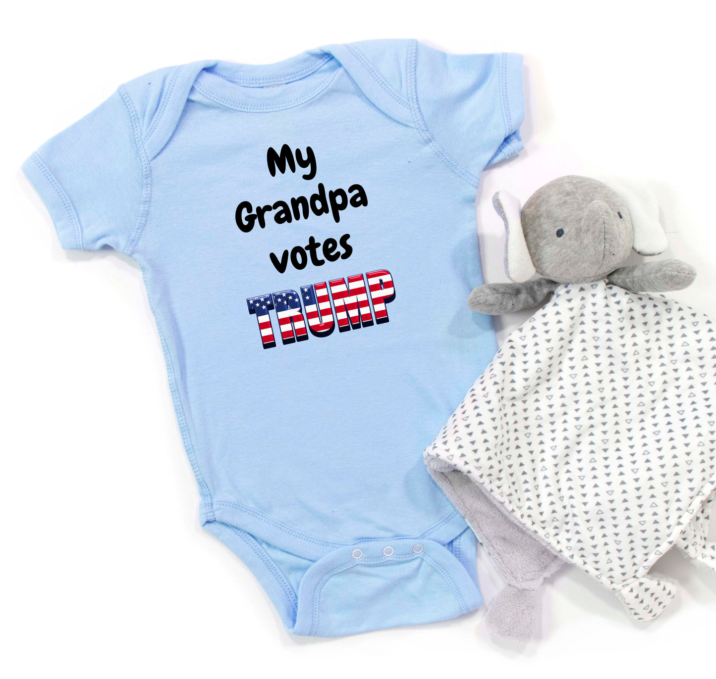 My Grandpa Votes Trump - Infant Onesie