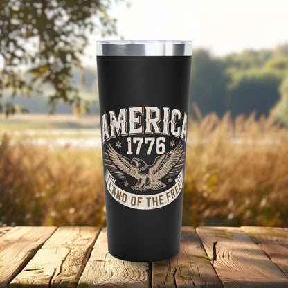 Land of the Free Tumbler, 22oz