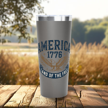 Land of the Free Tumbler, 22oz