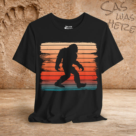 Retro Bigfoot Siloutte