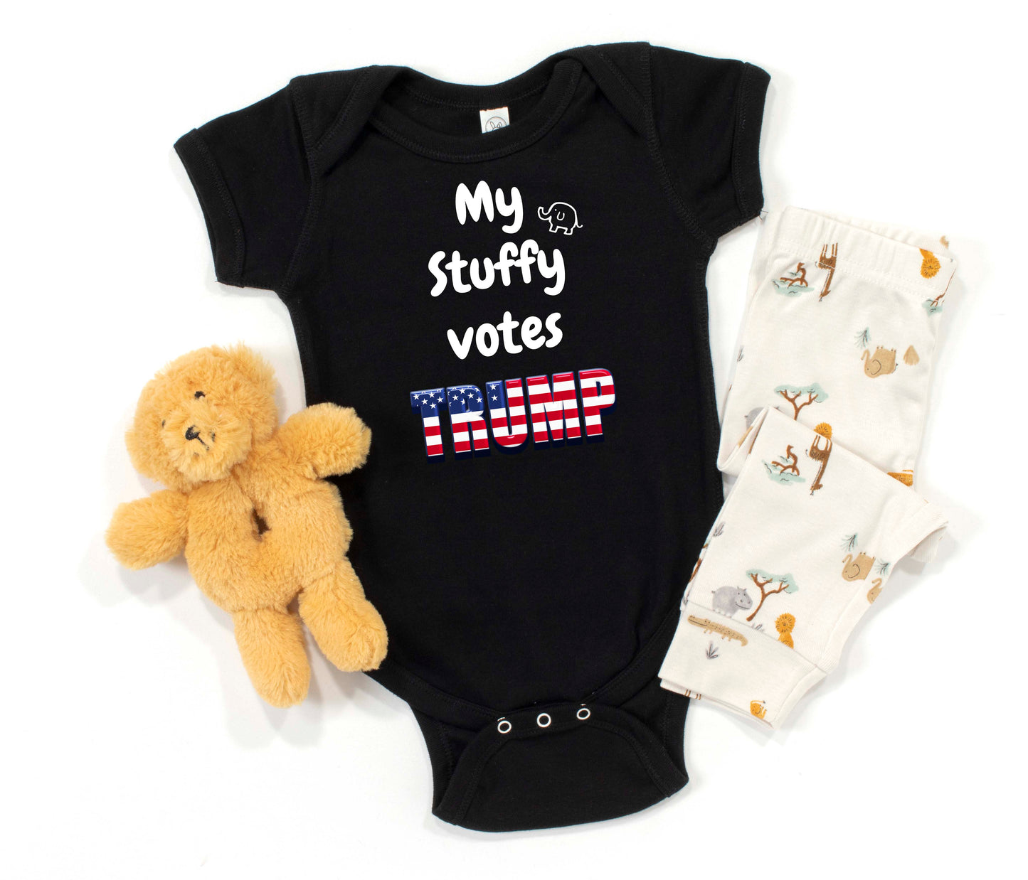 My Stuffy Votes Trump - Infant Onesie