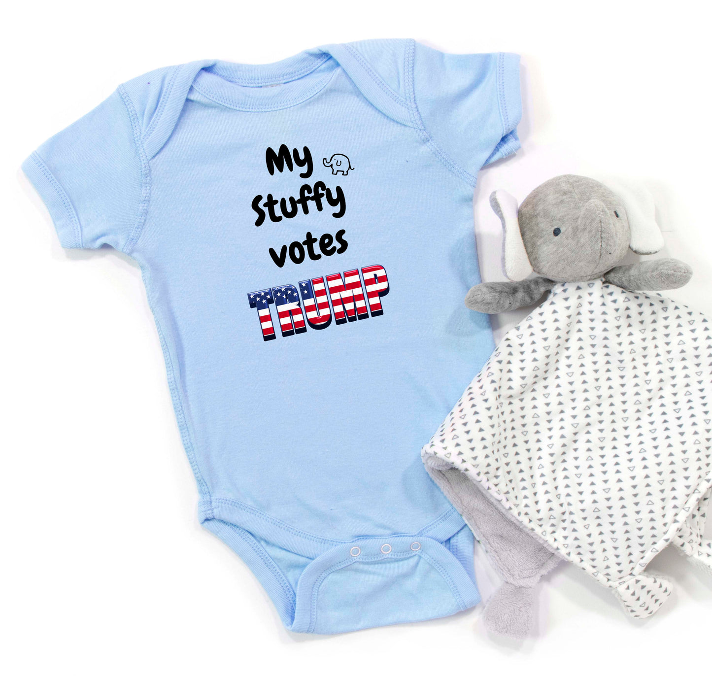 My Stuffy Votes Trump - Infant Onesie